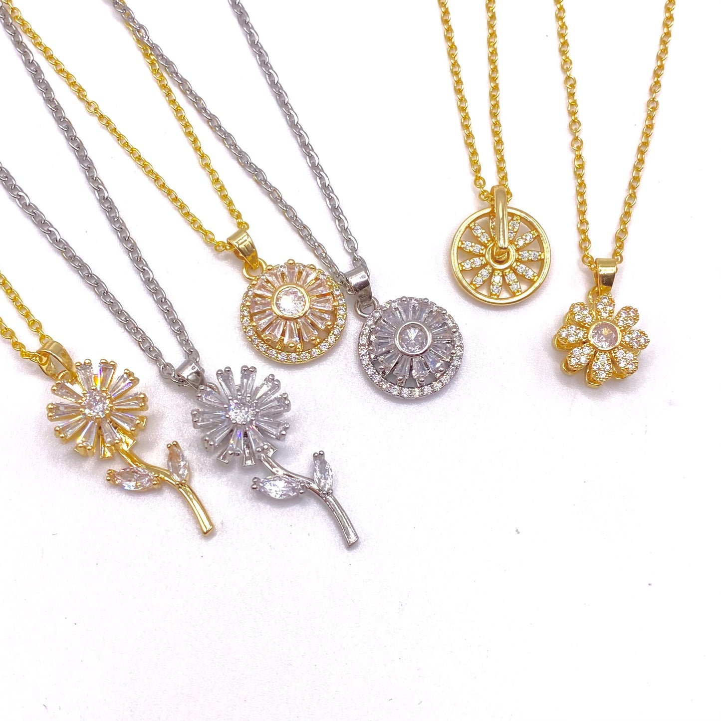 Flower Fidget Necklaces