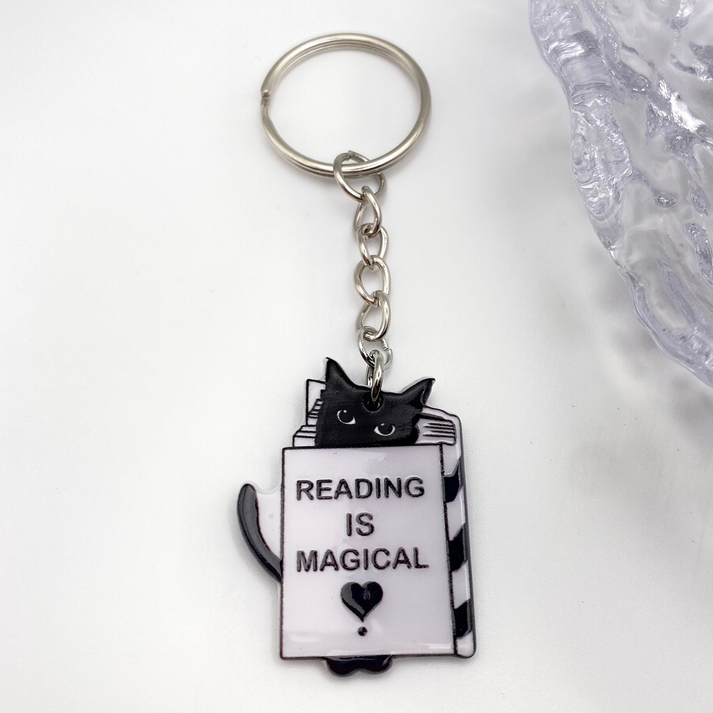 Reading is Magical Keyring