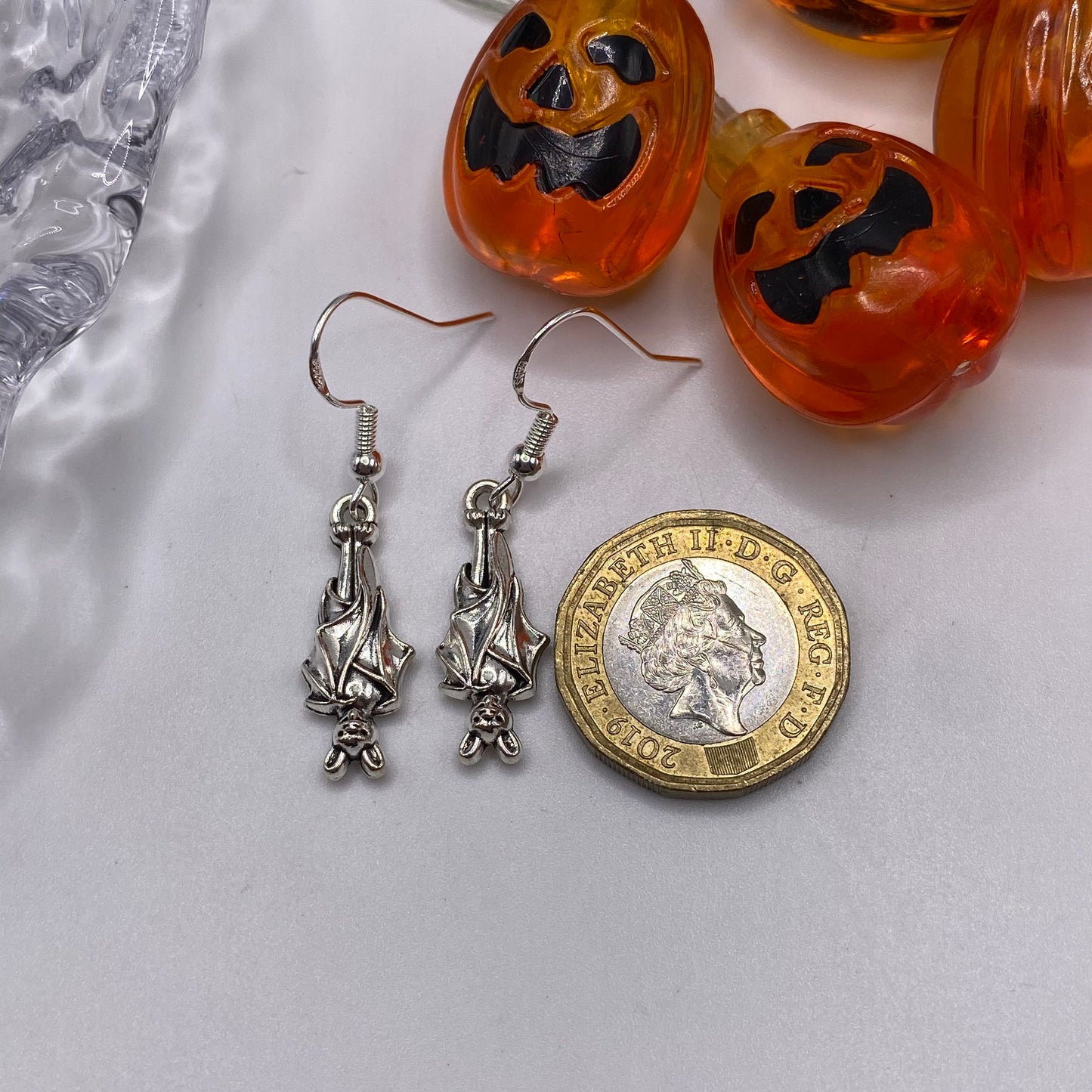 Hanging Bat Earrings