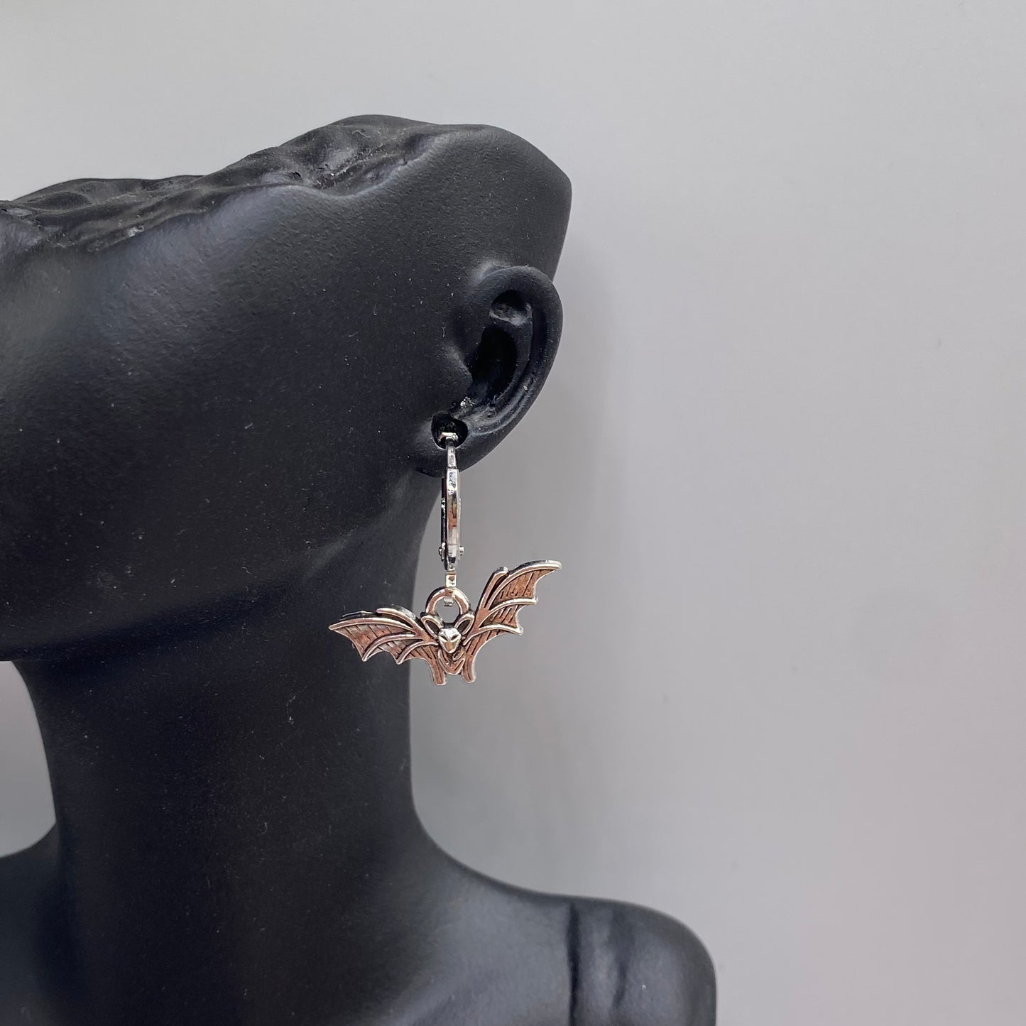 Small Bat Huggie Hoop Earrings