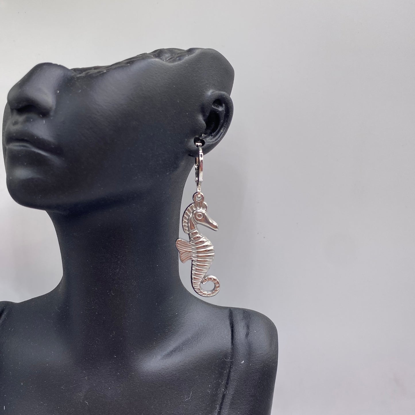 Seahorse Huggie Hoop Earrings