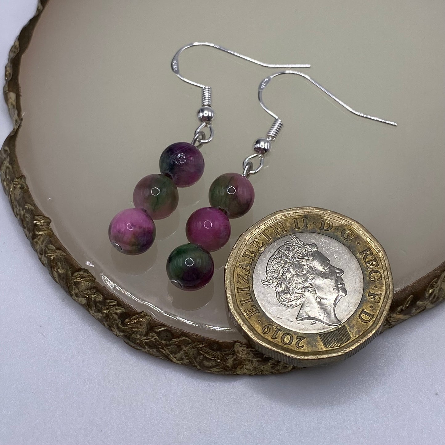 Round Tourmaline Earrings