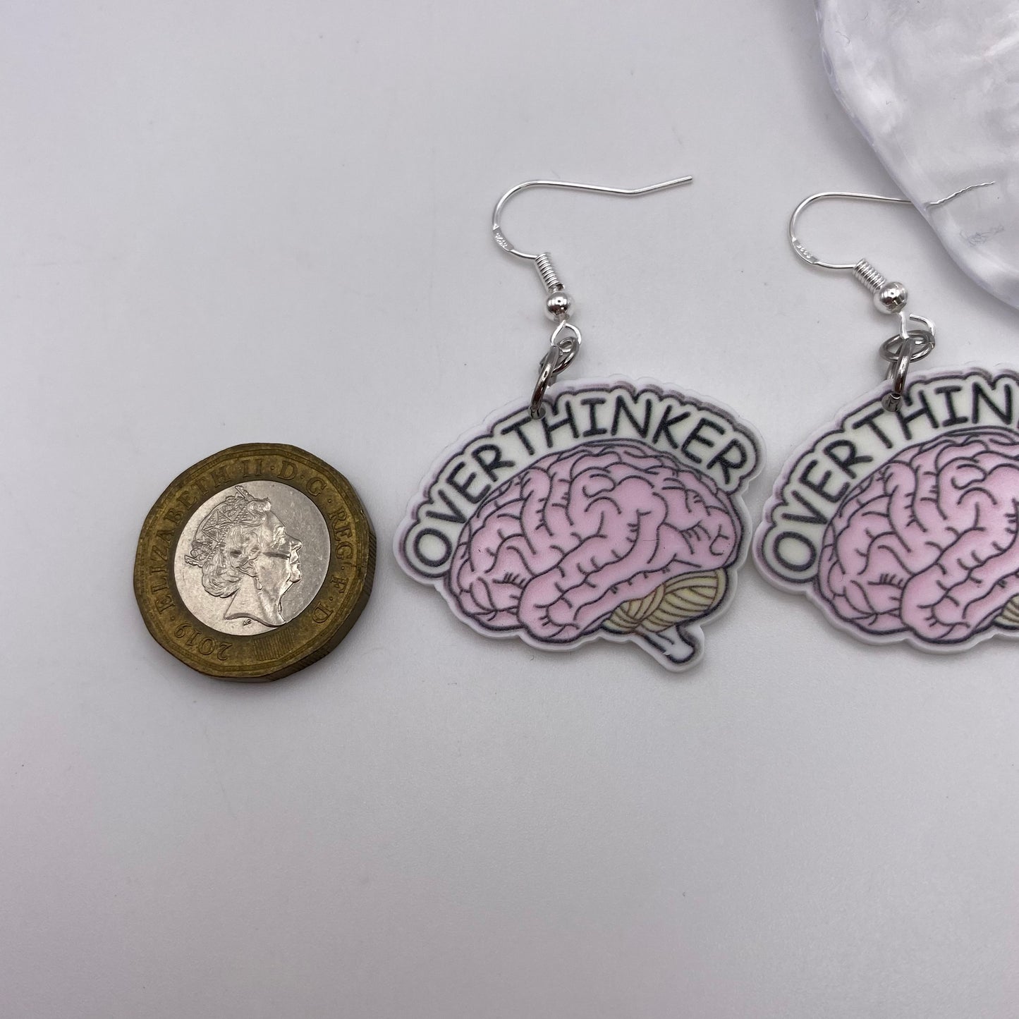 ‘Overthinker’ Brain Mind Earrings