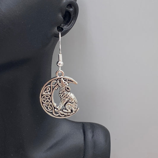 Wolf Moon Earrings
