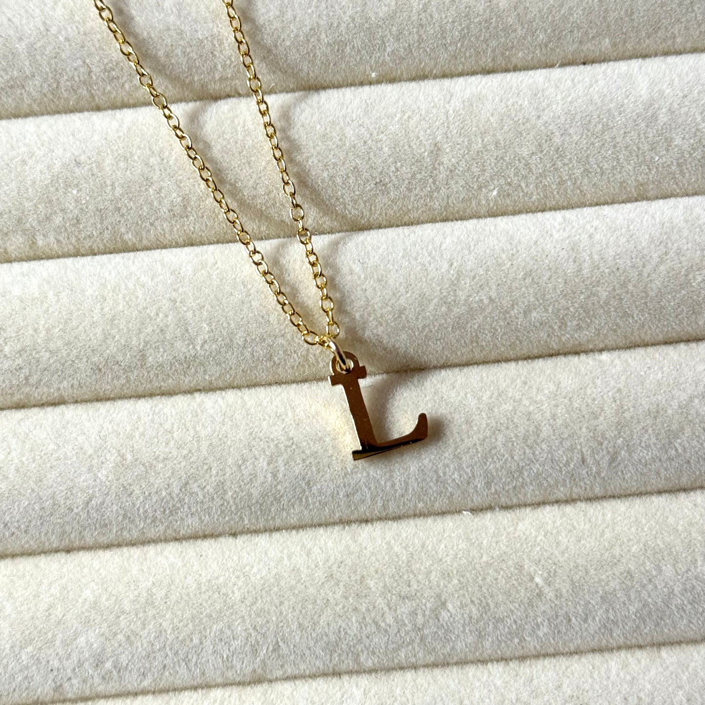 Gold ‘L’ Necklace