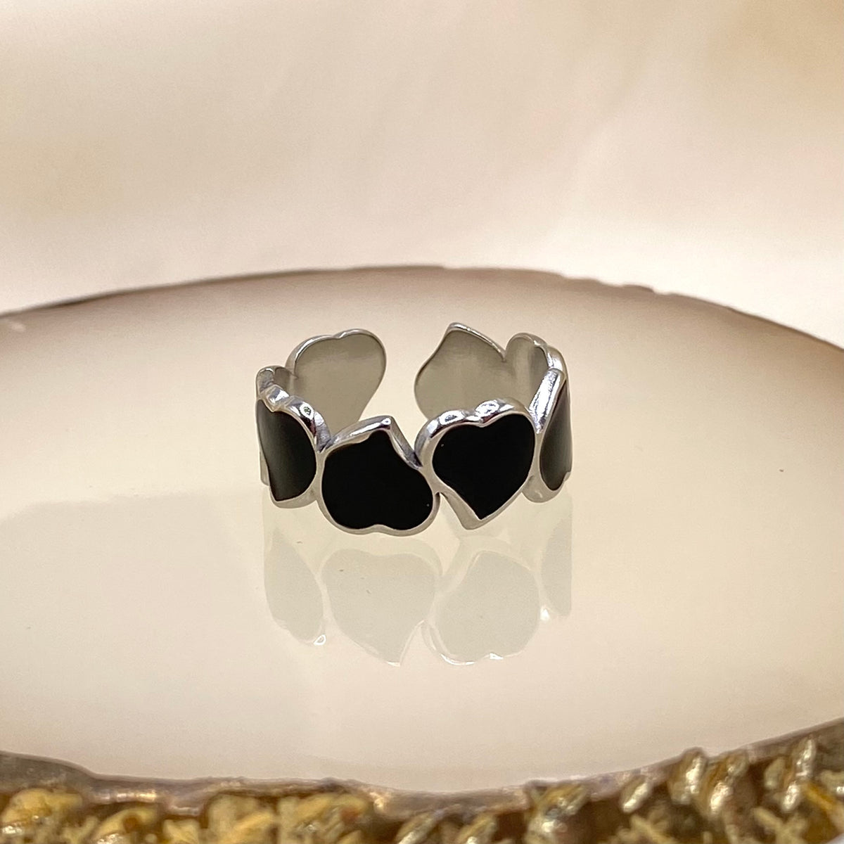 Black Heart Ring
