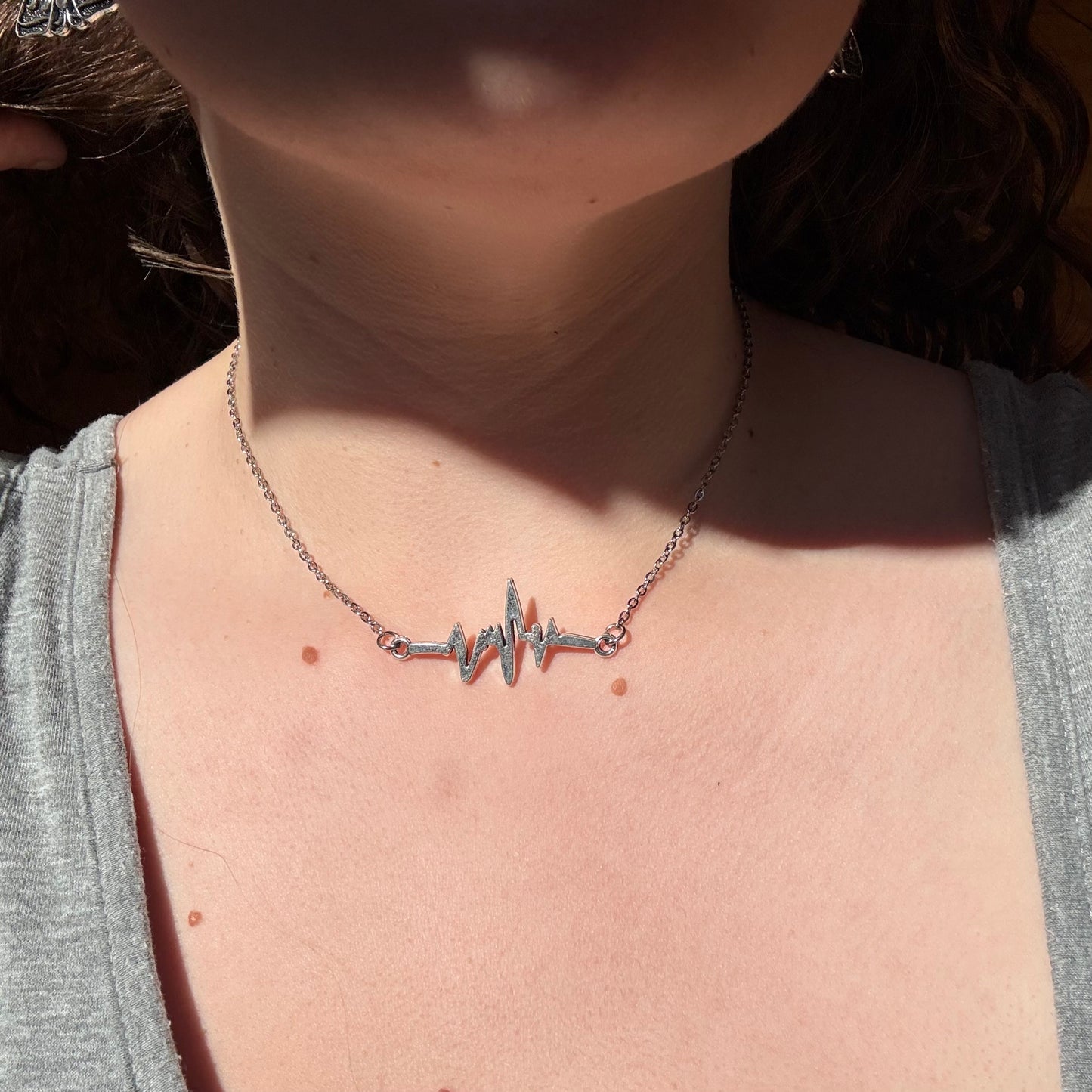 Heartbeat Connector Necklace