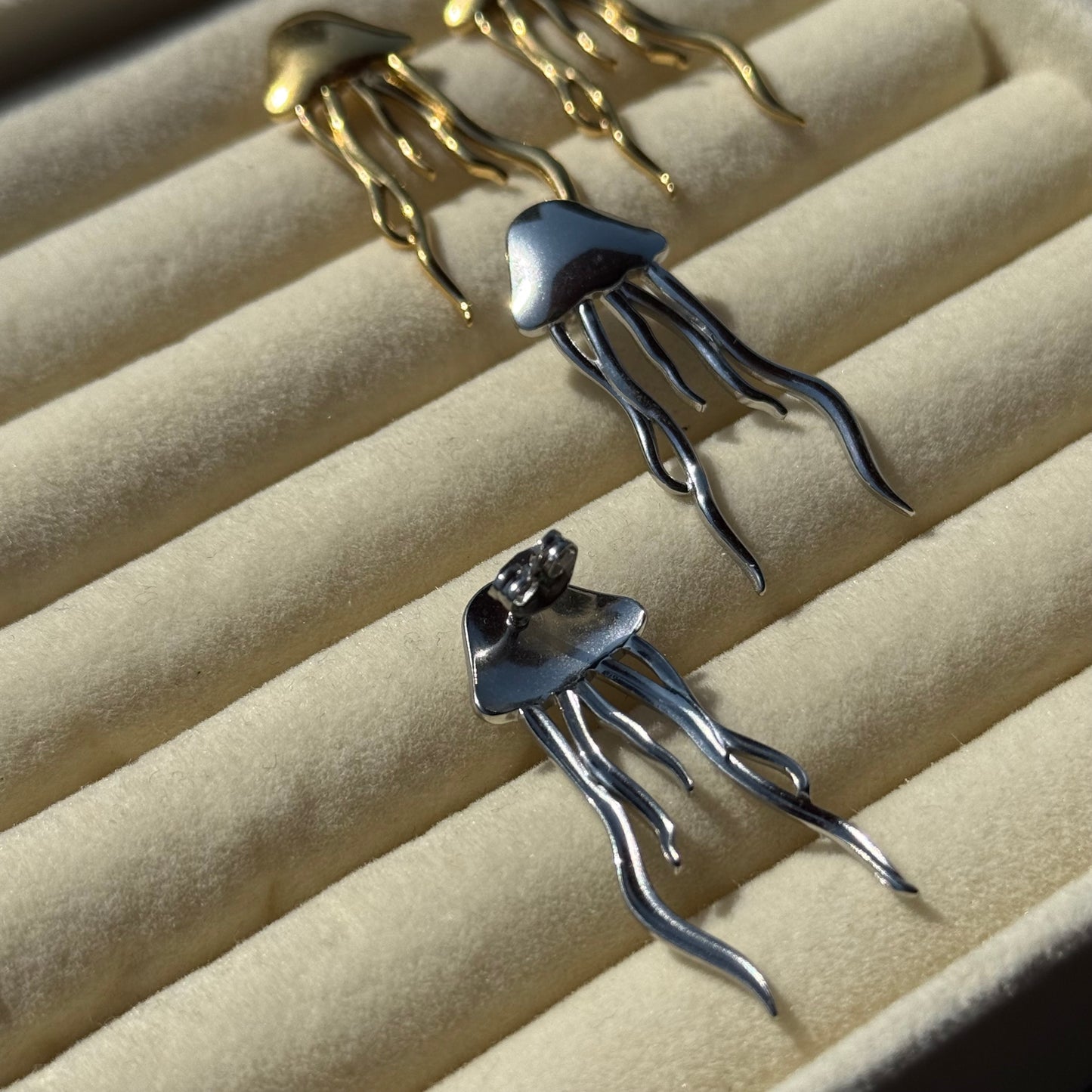 Big Jellyfish Stud Earrings