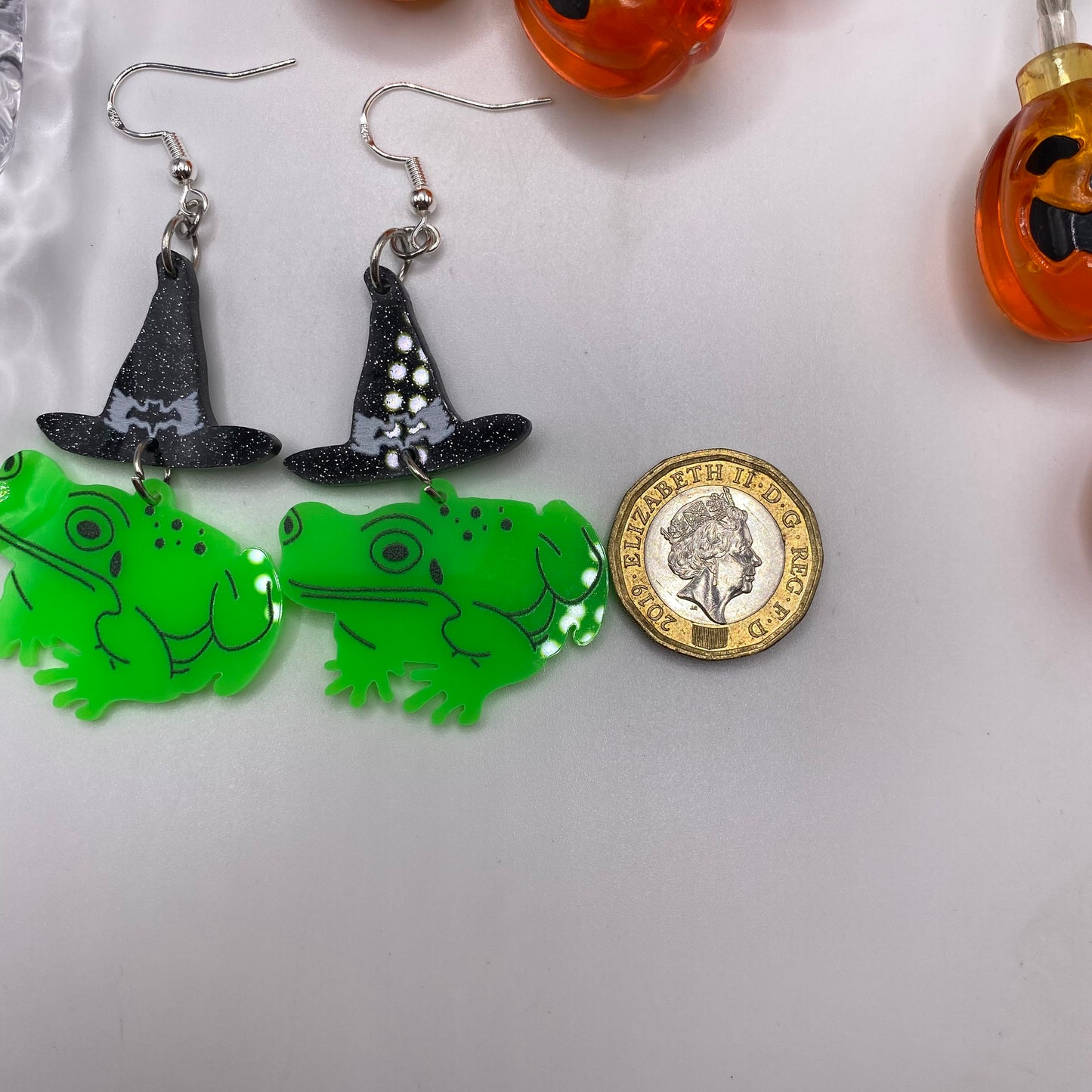 Witch Frog Earrings