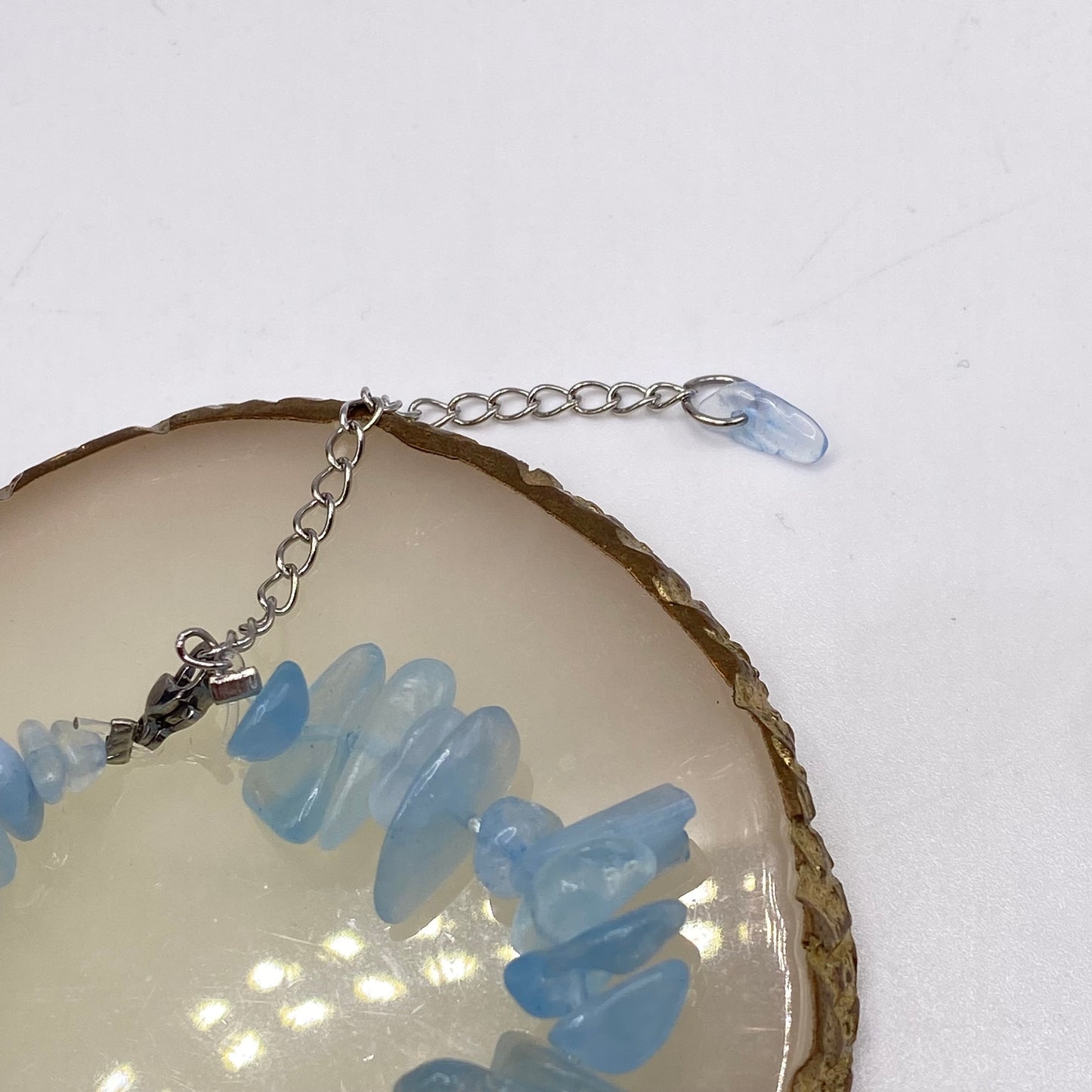Aquamarine Crystal Bracelet