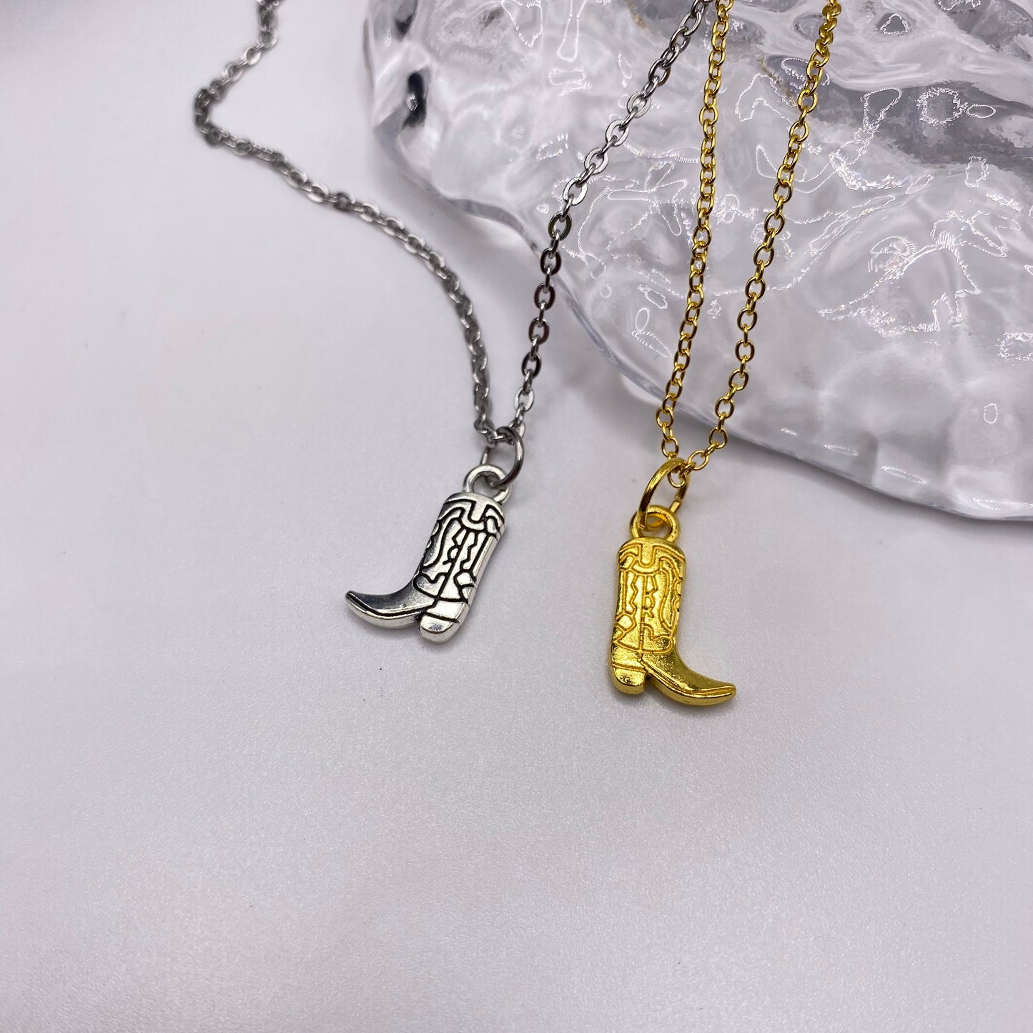 Cowboy Boot Necklace