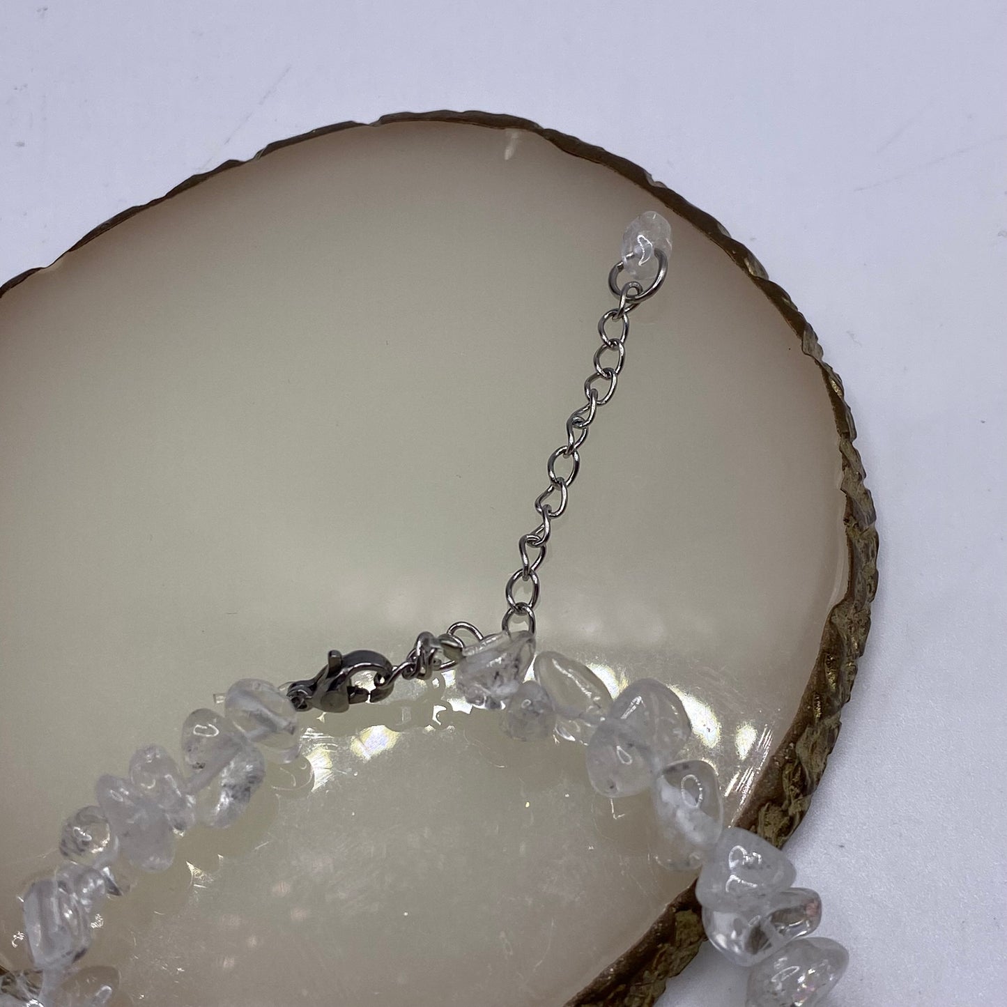 Clear Quartz Crystal Bracelet