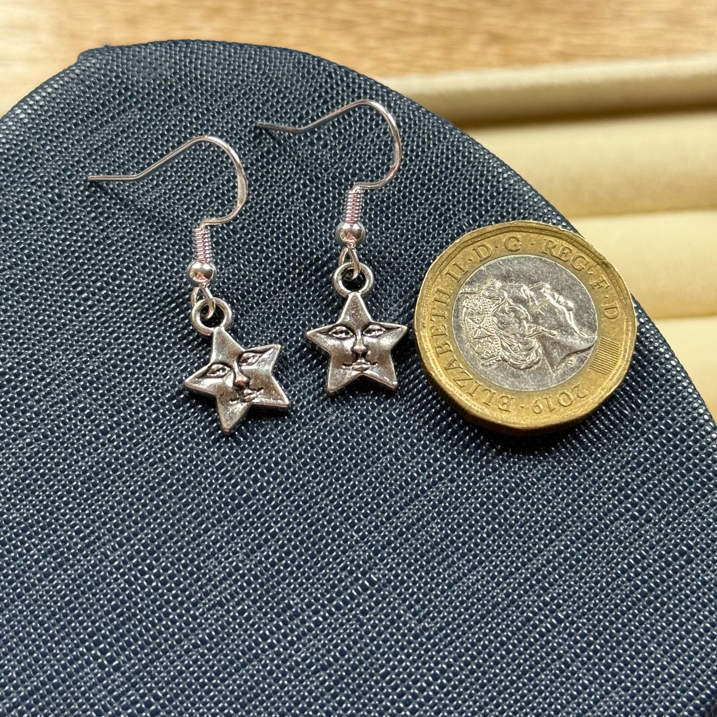 Star Face Earrings