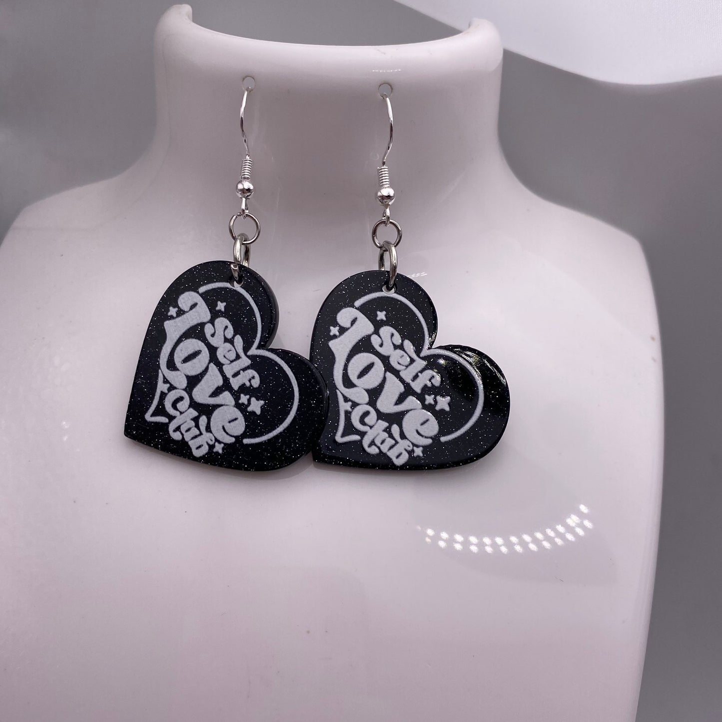Self Love Club Heart Earrings
