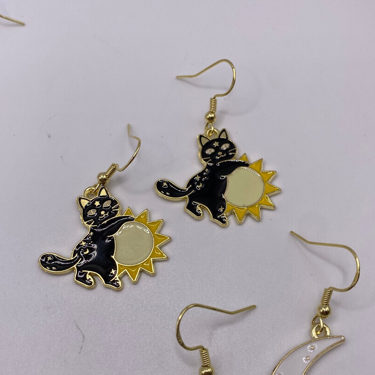 Self Care Cats Earrings