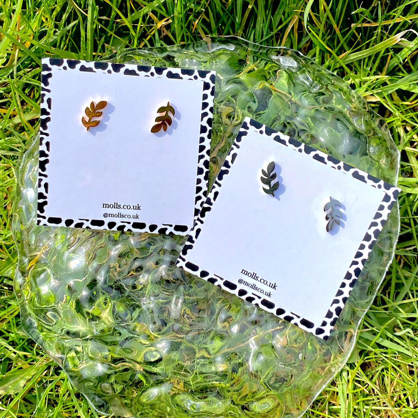 Ivy Vine Stud Earrings