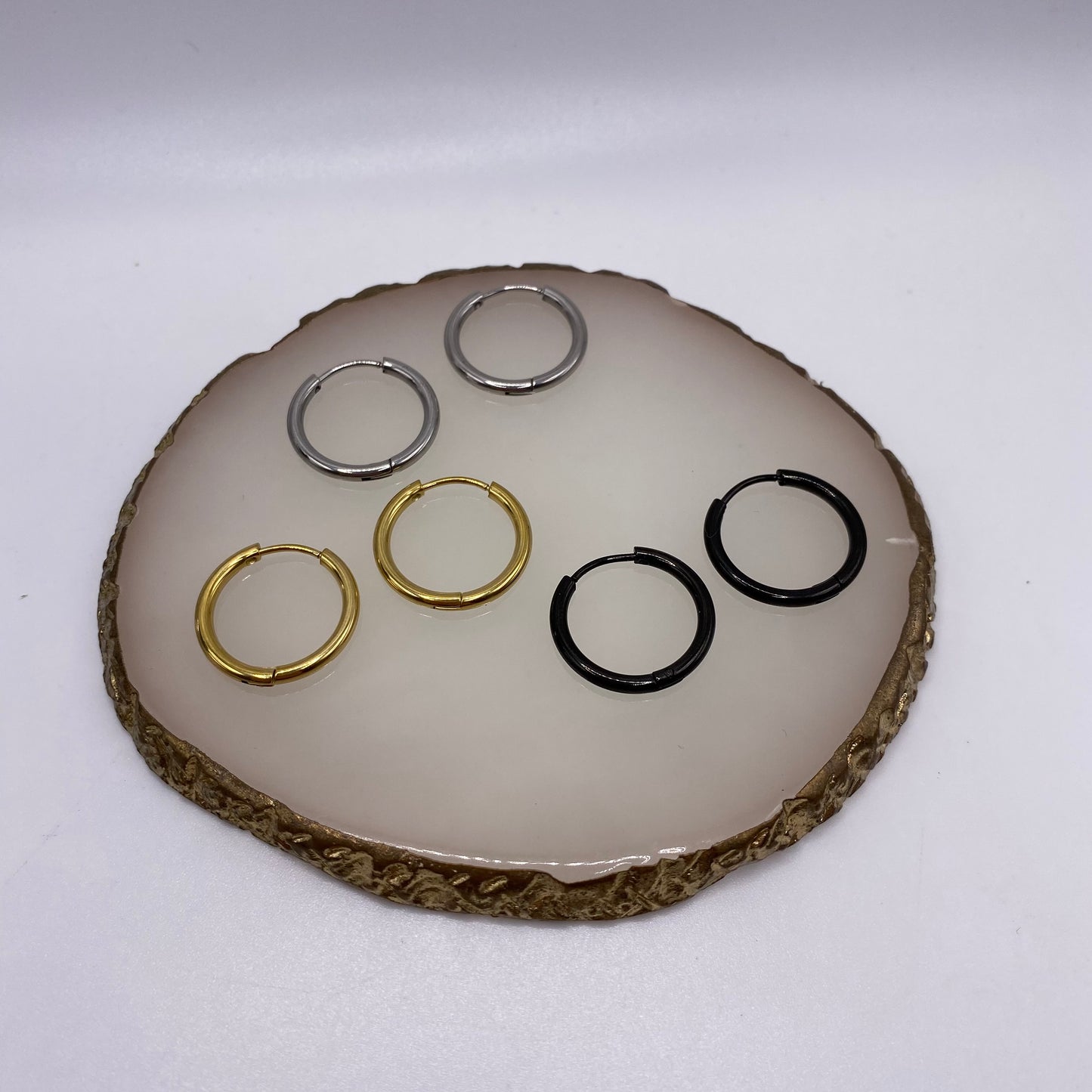 Plain Minimalistic Hoop Earrings