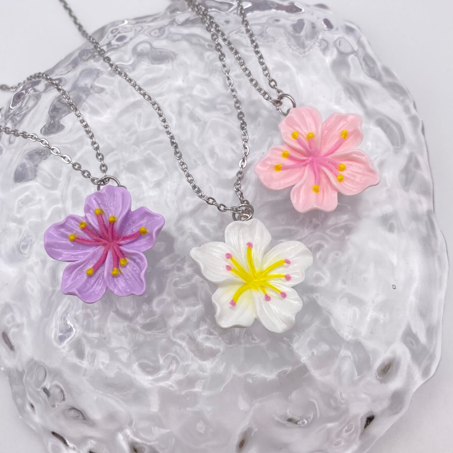 Colourful Hawaiian Flower Necklace