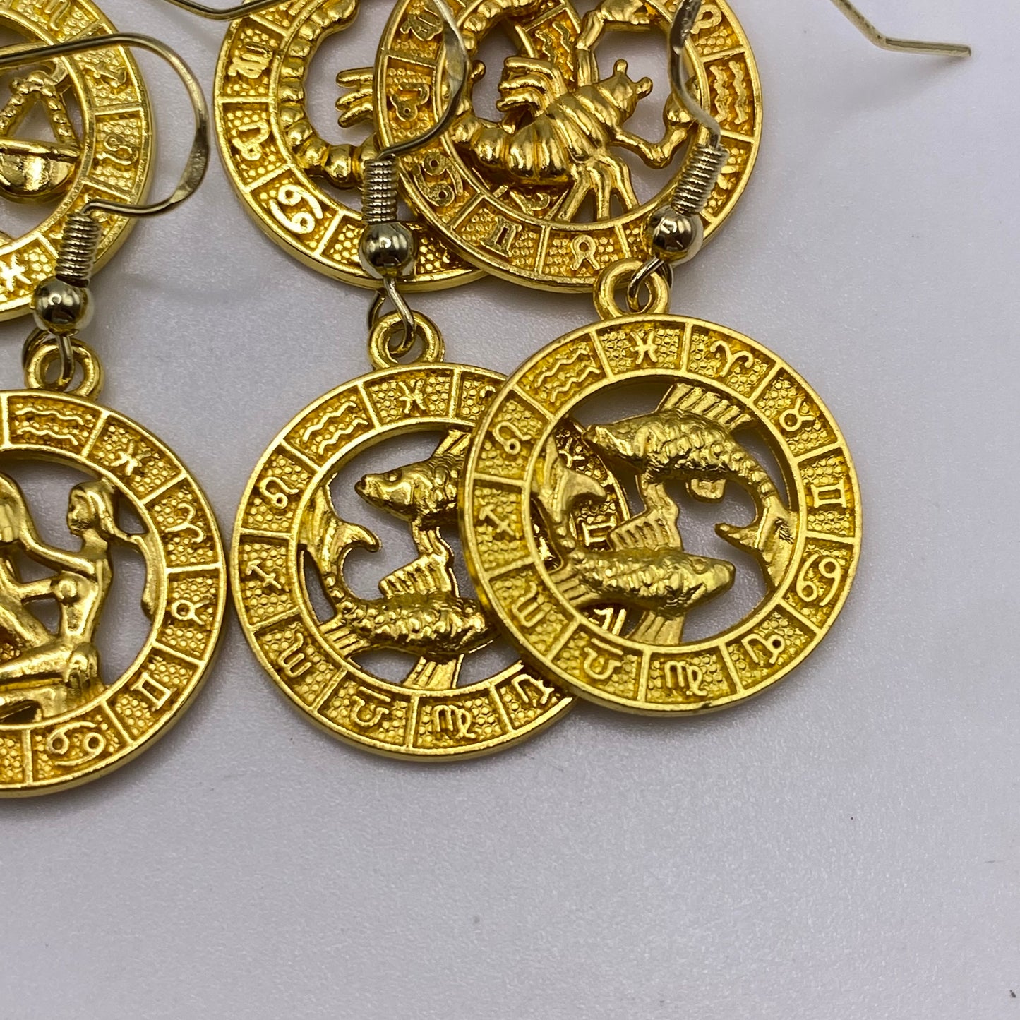 Gold Image Star Sign Earrings