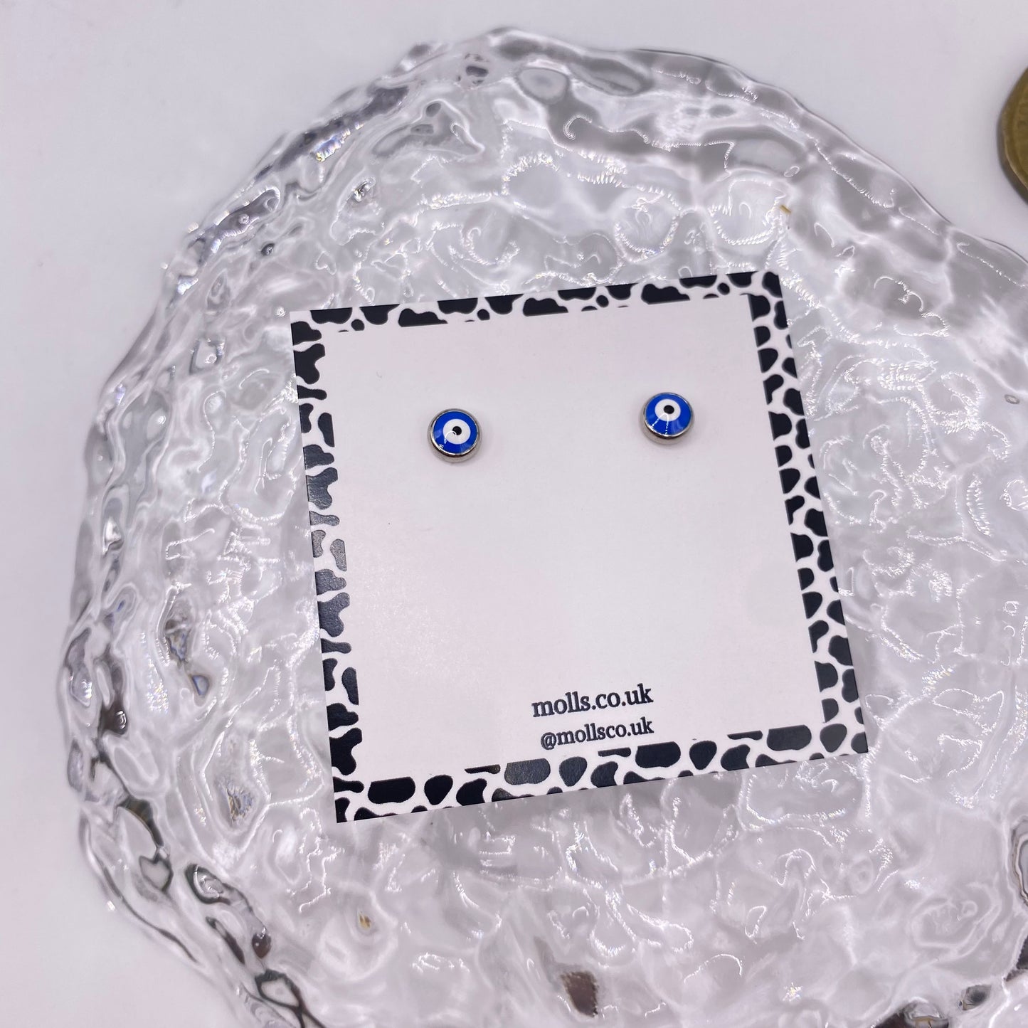 Evil Eye Stud Earrings