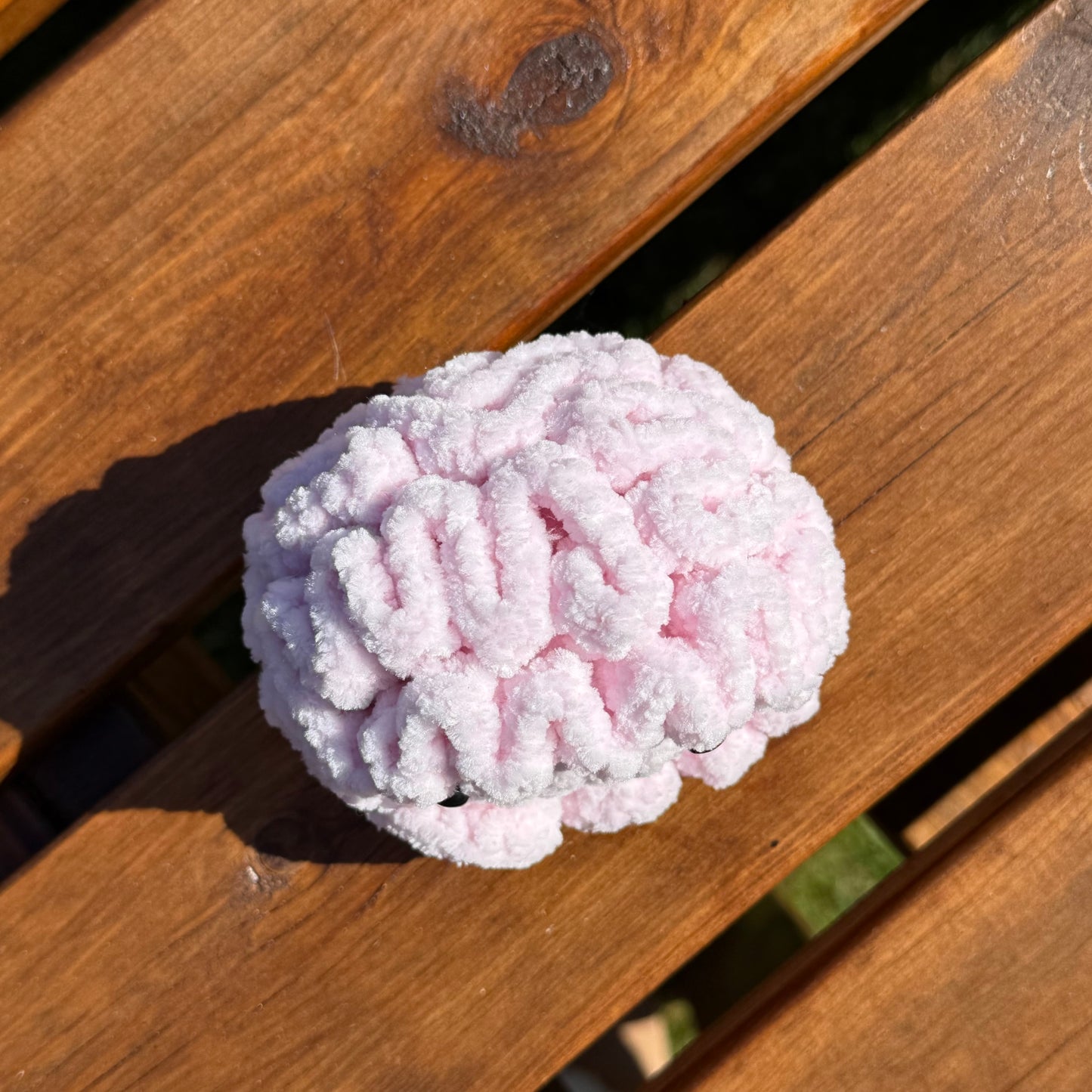 Crochet Brain Stress Ball