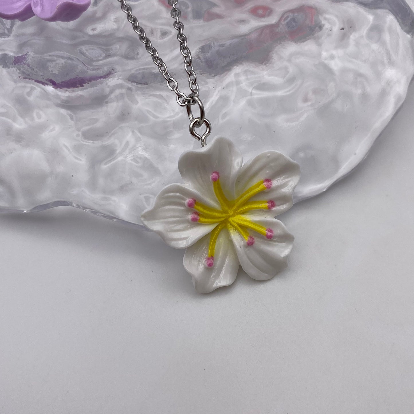 Colourful Hawaiian Flower Necklace