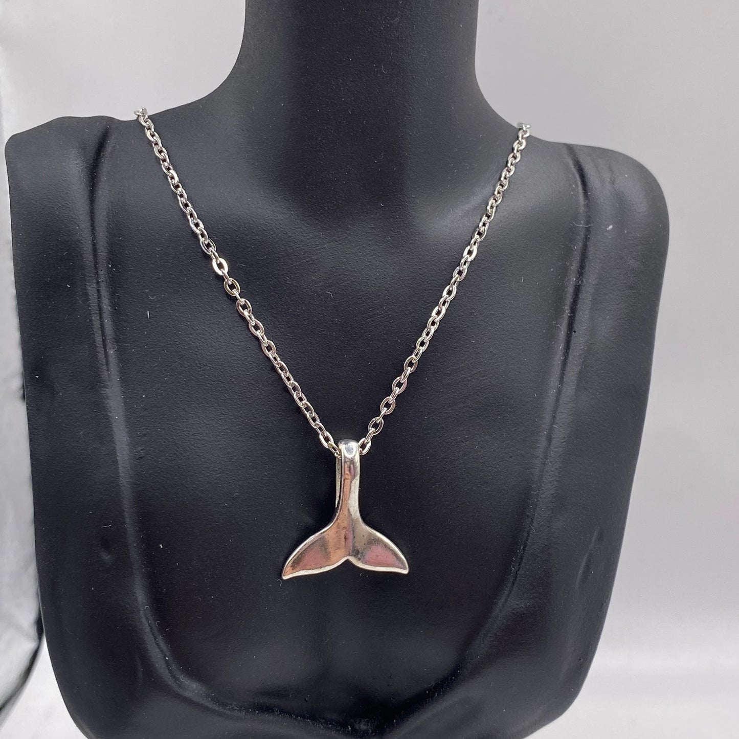 Whale Tail Fin Necklace