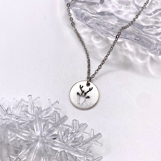 Reindeer Pendant Necklace