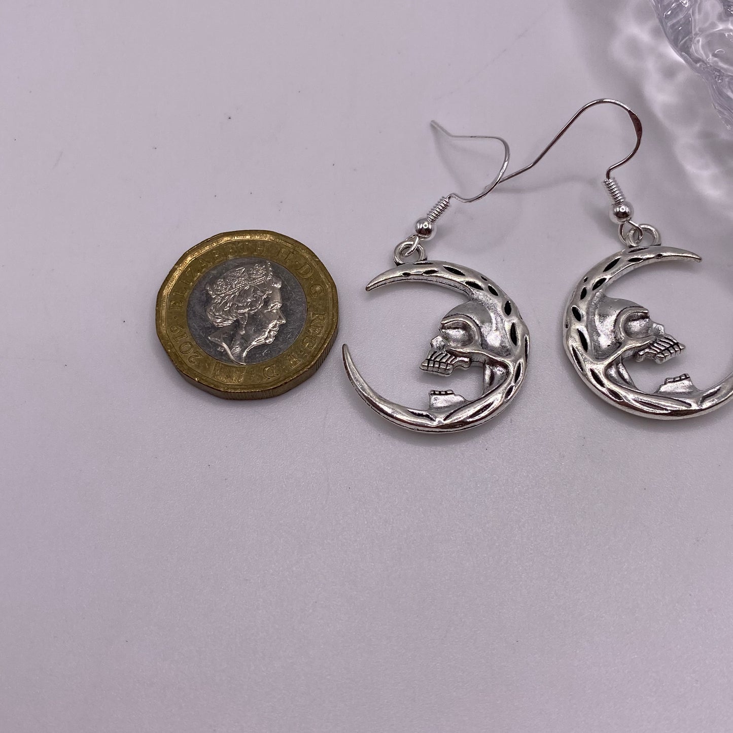 Moon Skull Earrings