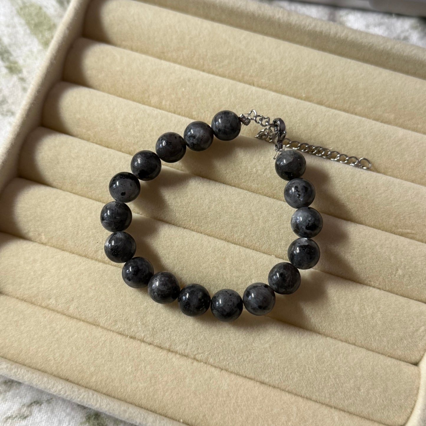 Big Larvakite Crystal Bracelet