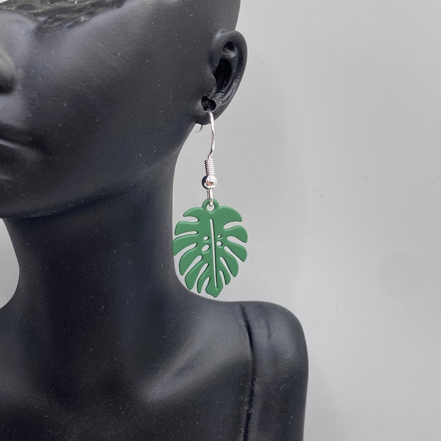 Monstera Leaf Earrings