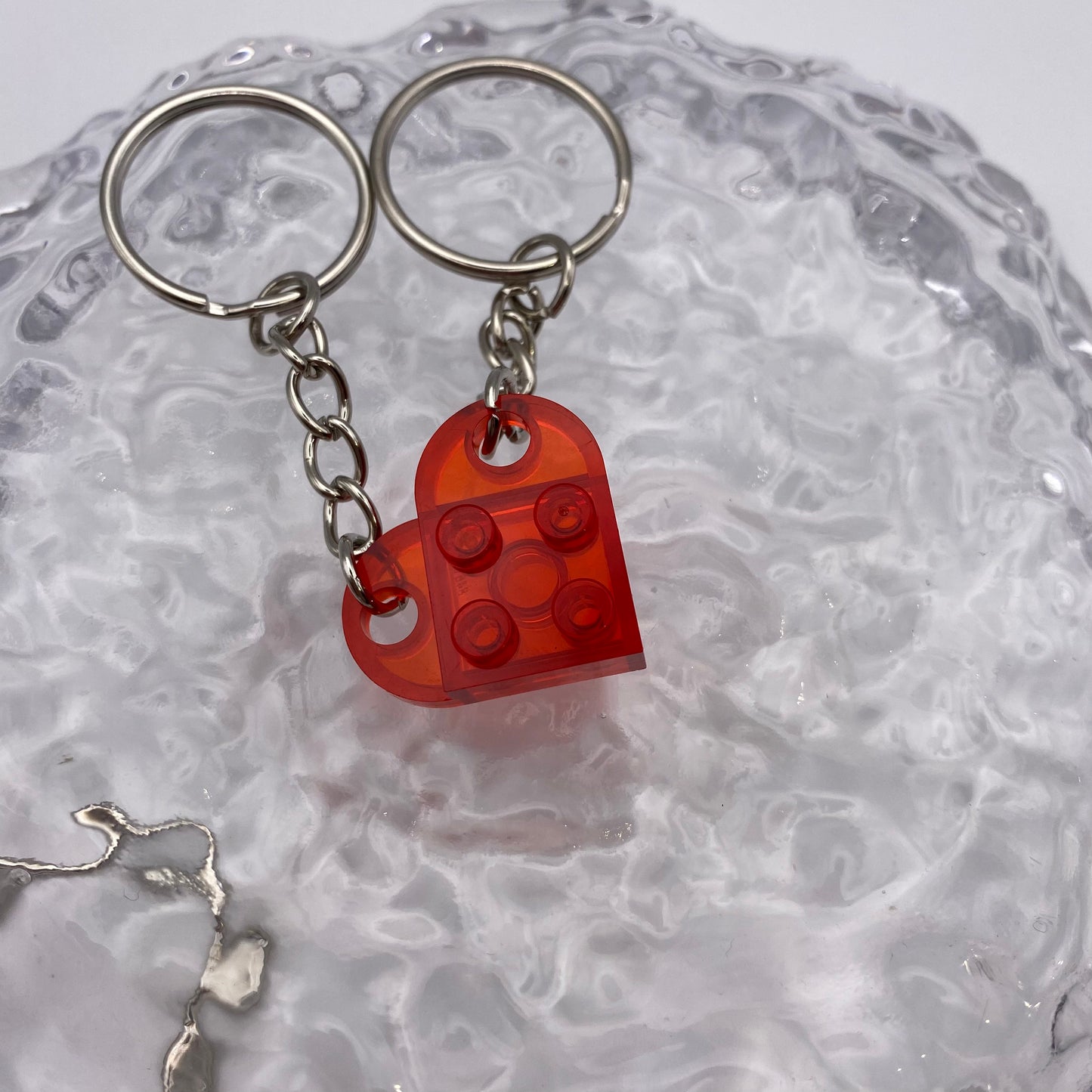 Brick Heart Keyrings