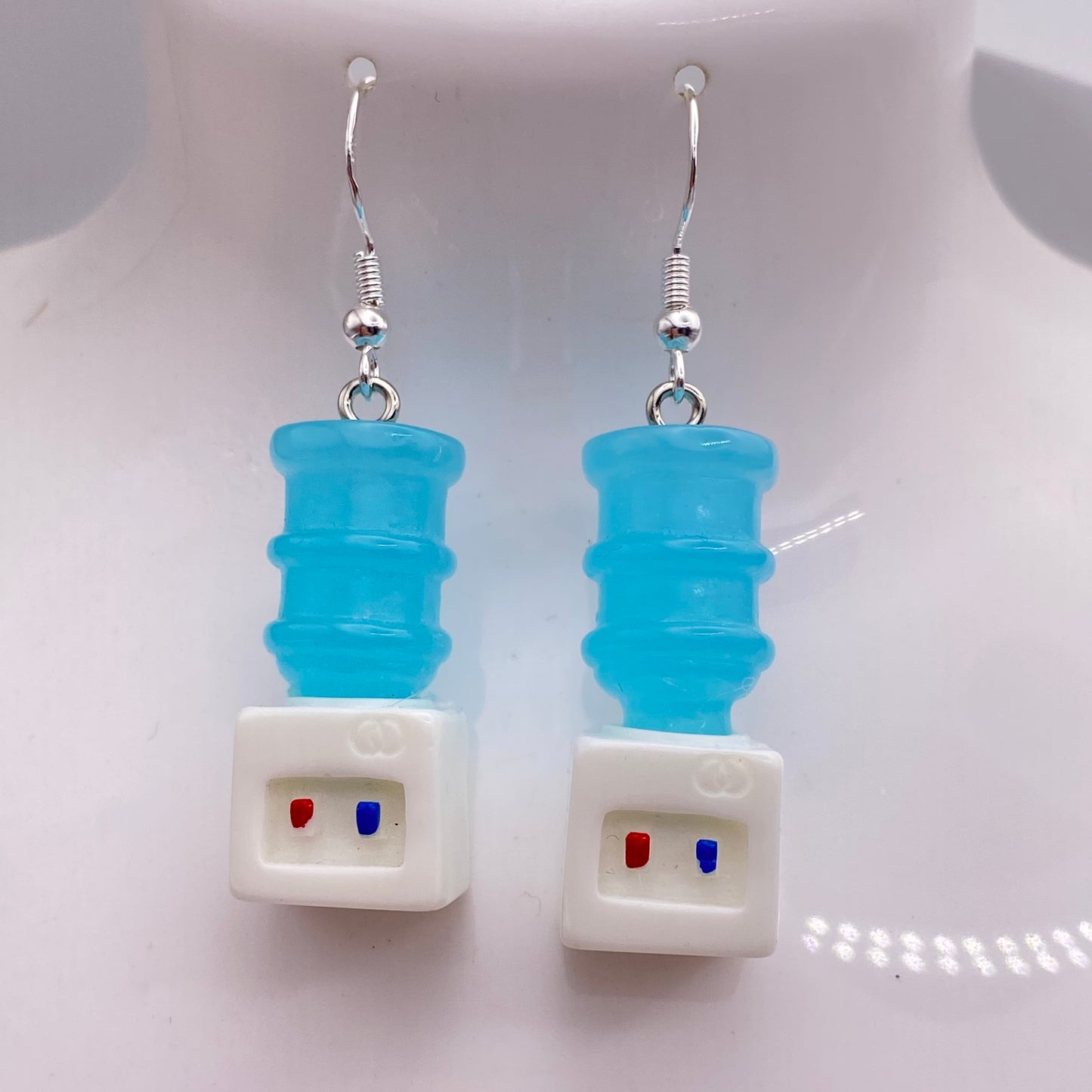 Water Machine Fountain Earrings
