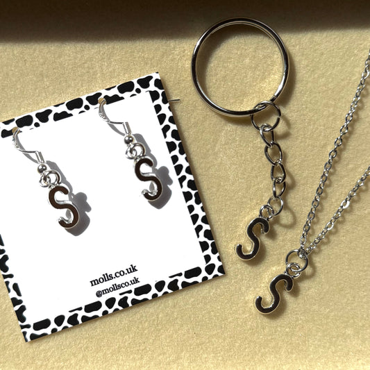 ‘S’ Letter Charm Jewellery