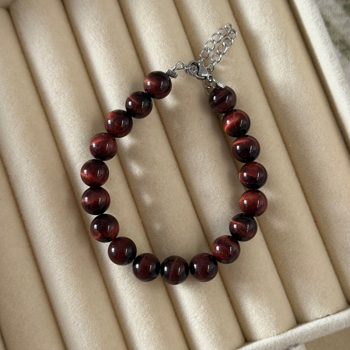 Dark Tigers Eye Crystal Bracelet