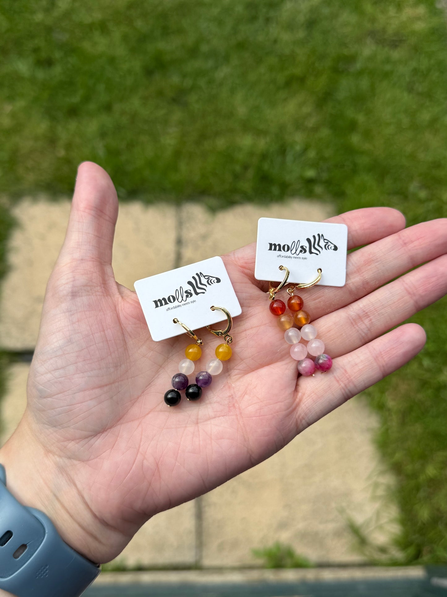 Delphie custom earrings