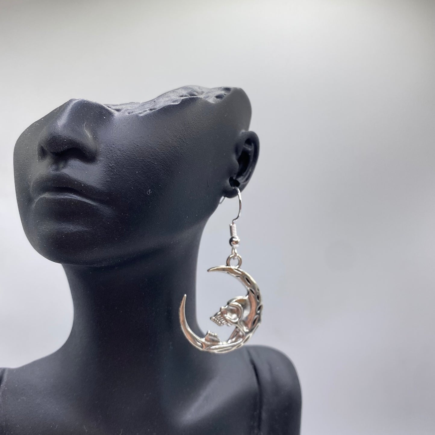 Moon Skull Earrings
