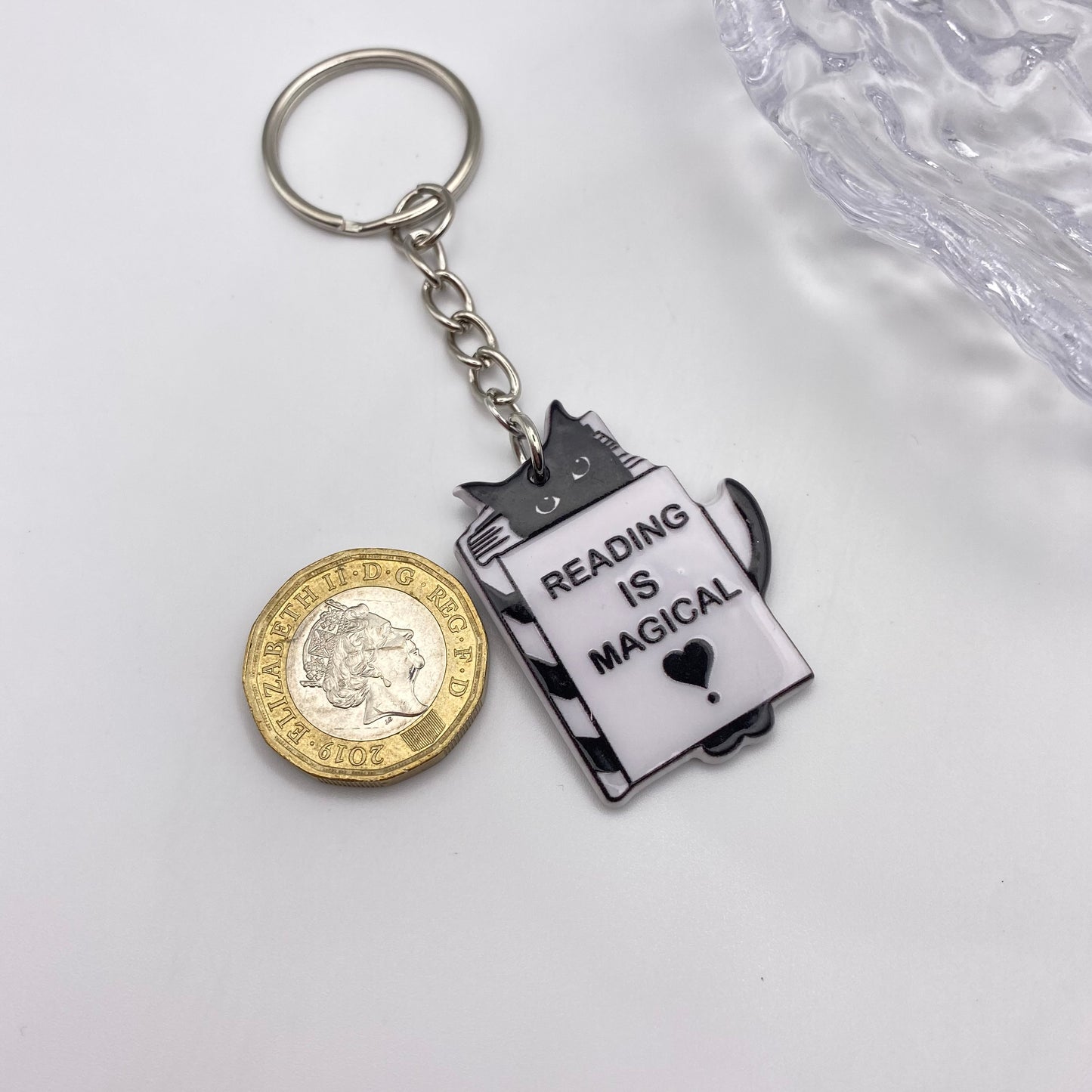 Reading is Magical Keyring