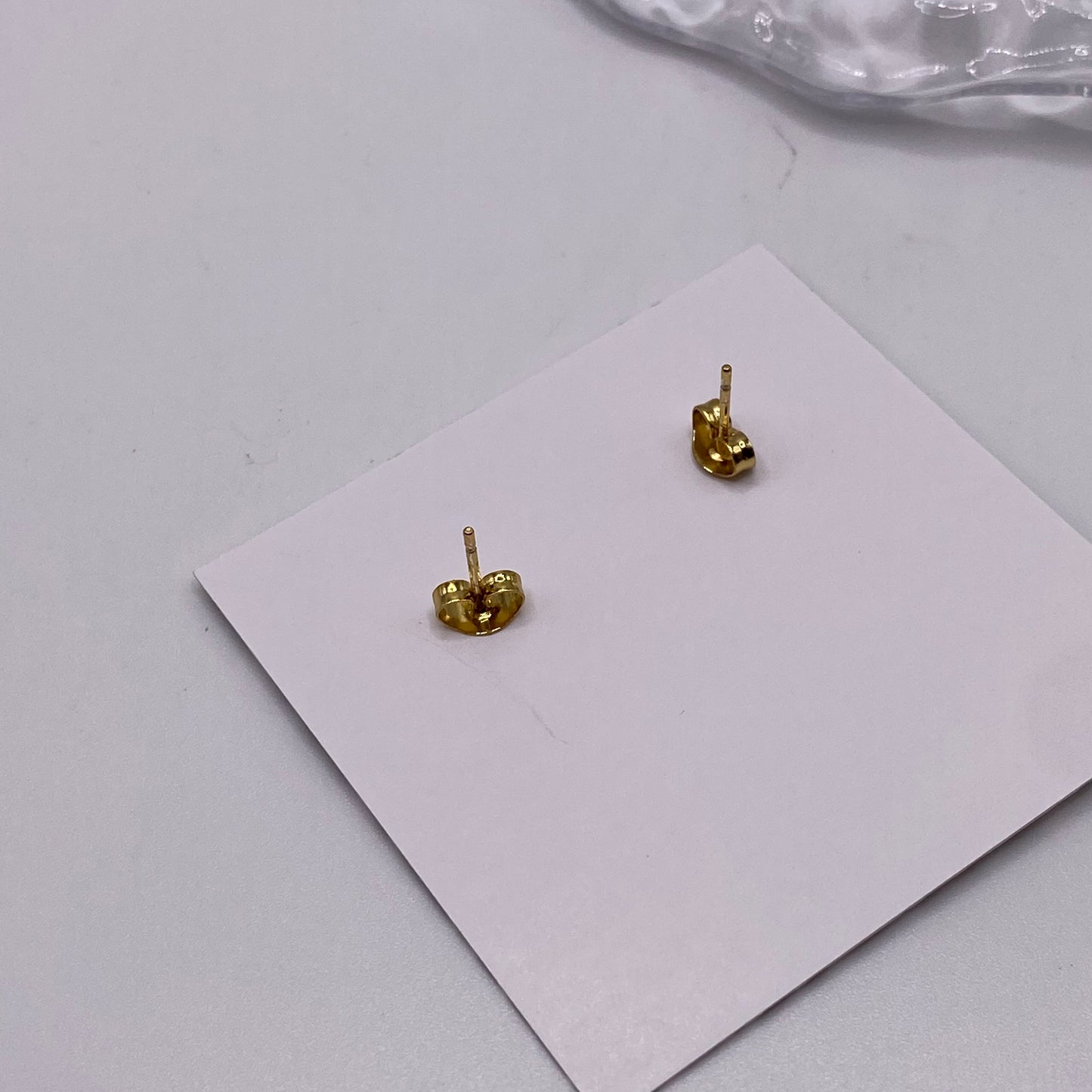 Gold Butterfly Stud Earrings