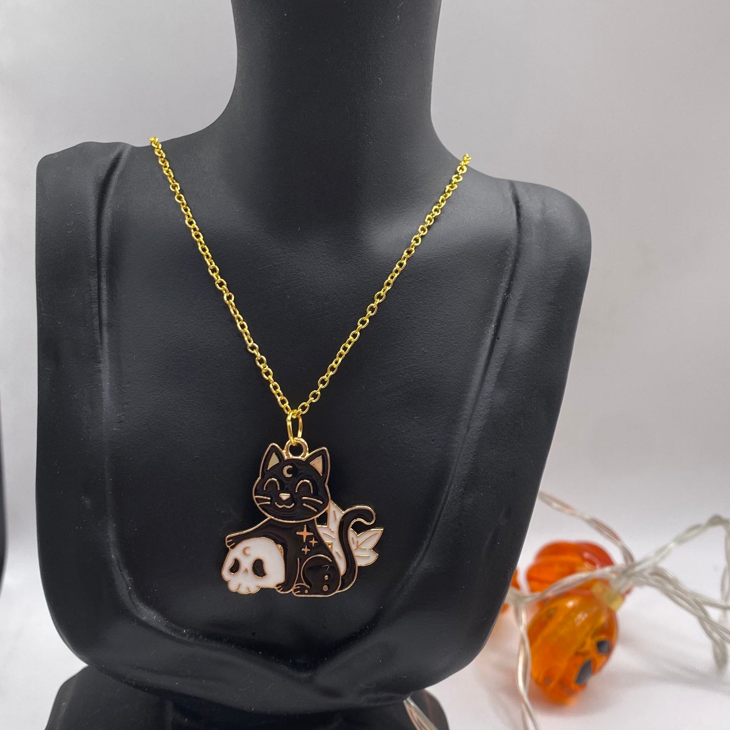 Skull Cat Necklace