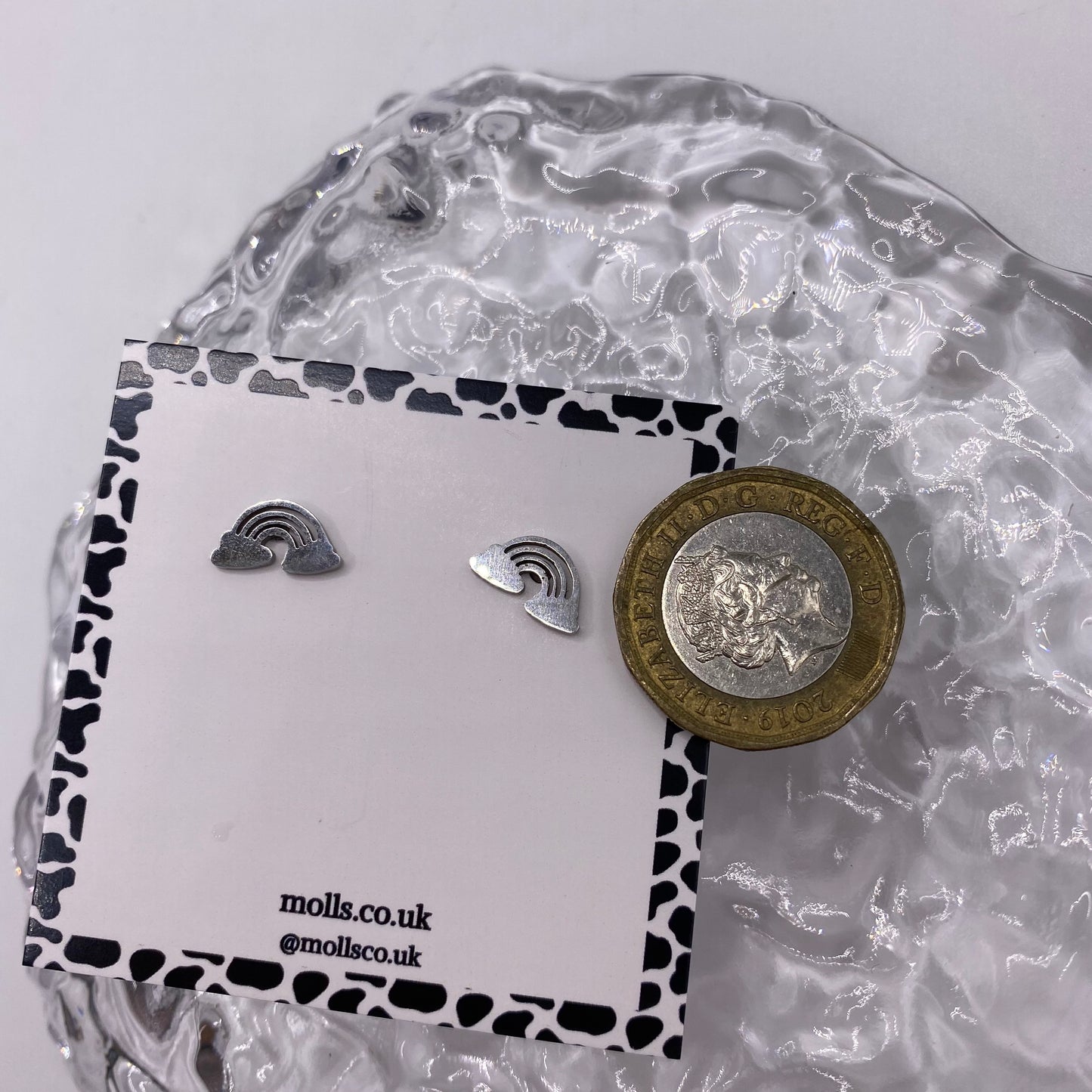 Rainbow Stud Earrings