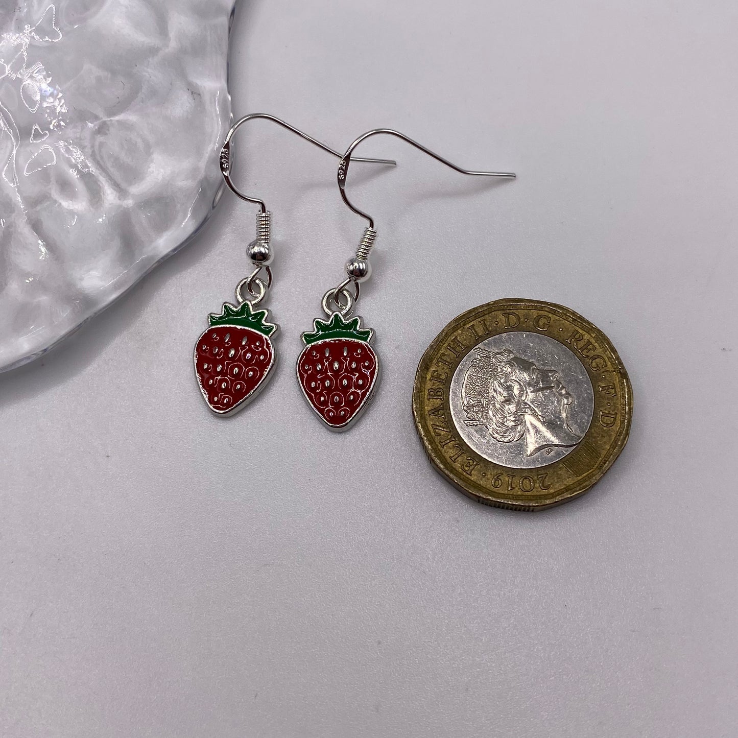 Red Strawberry Earrings