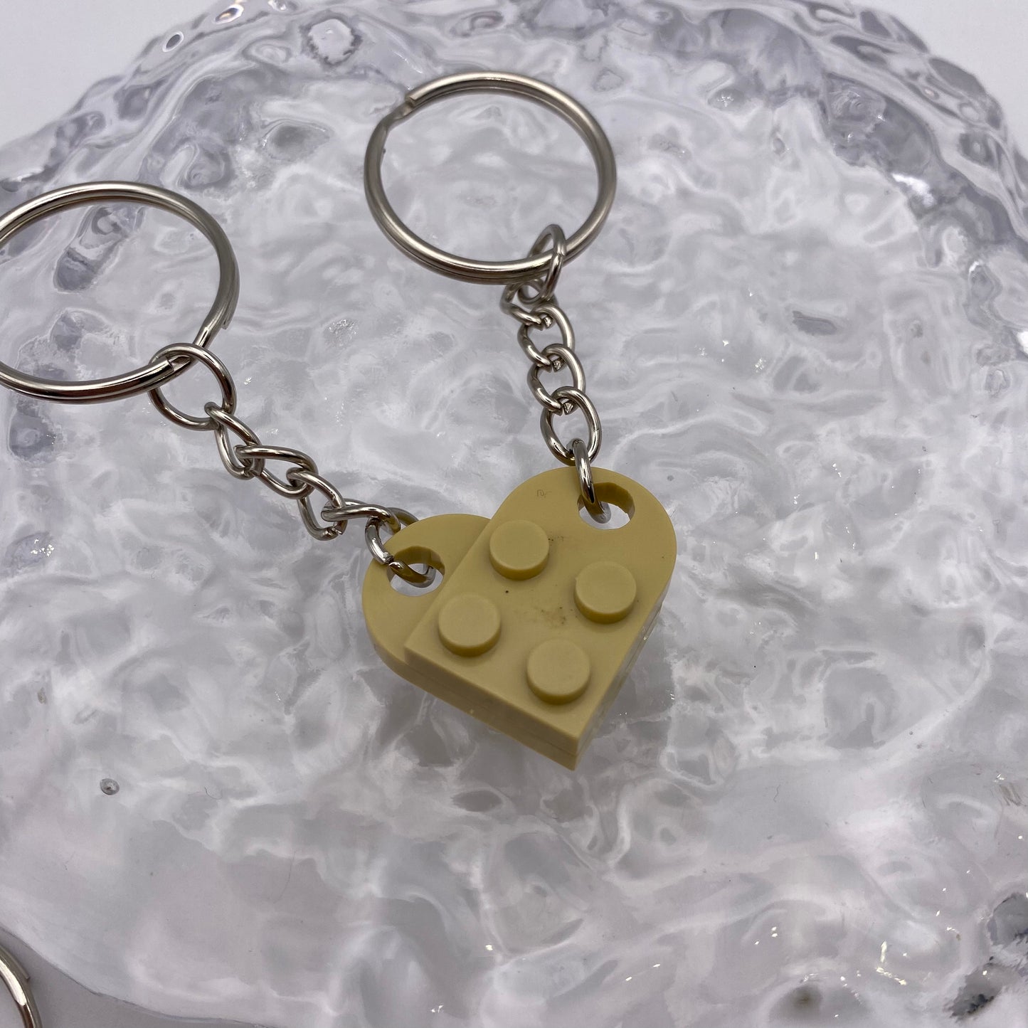 Brick Heart Keyrings