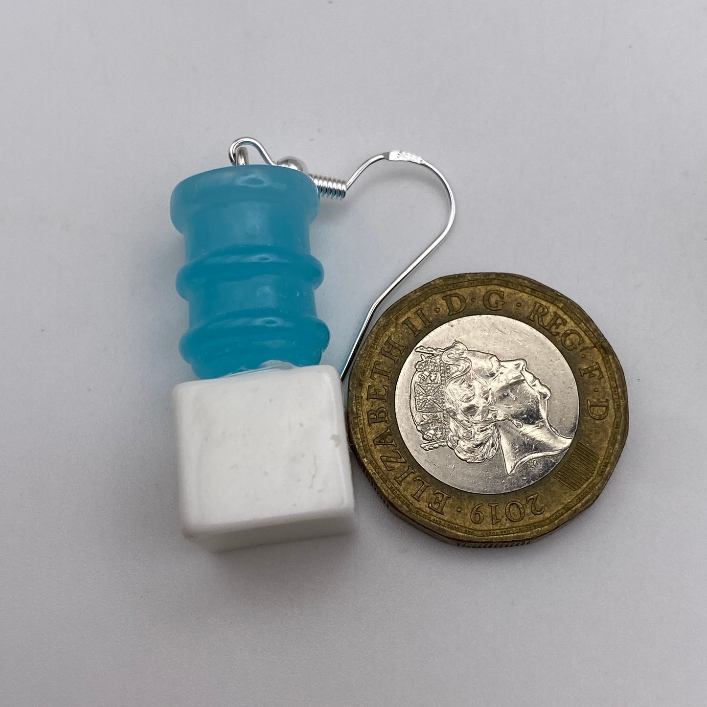 Water Machine Fountain Earrings