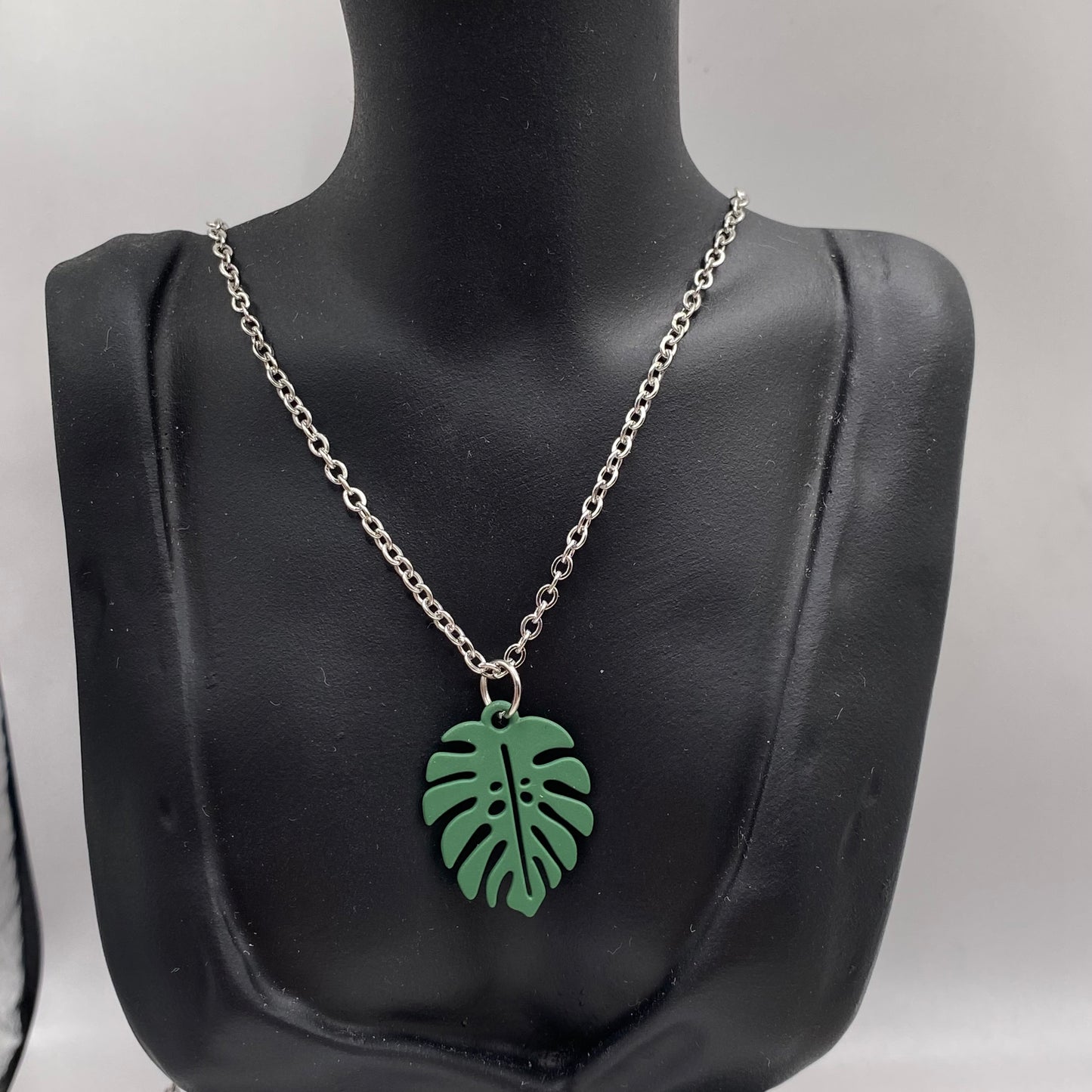 Monstera Leaf Necklace