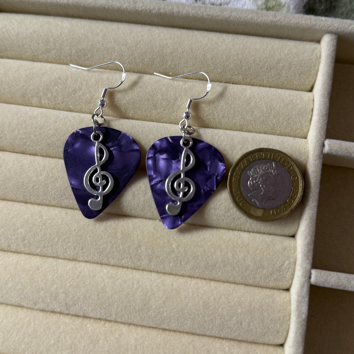 Guitar Music Pick Earrings