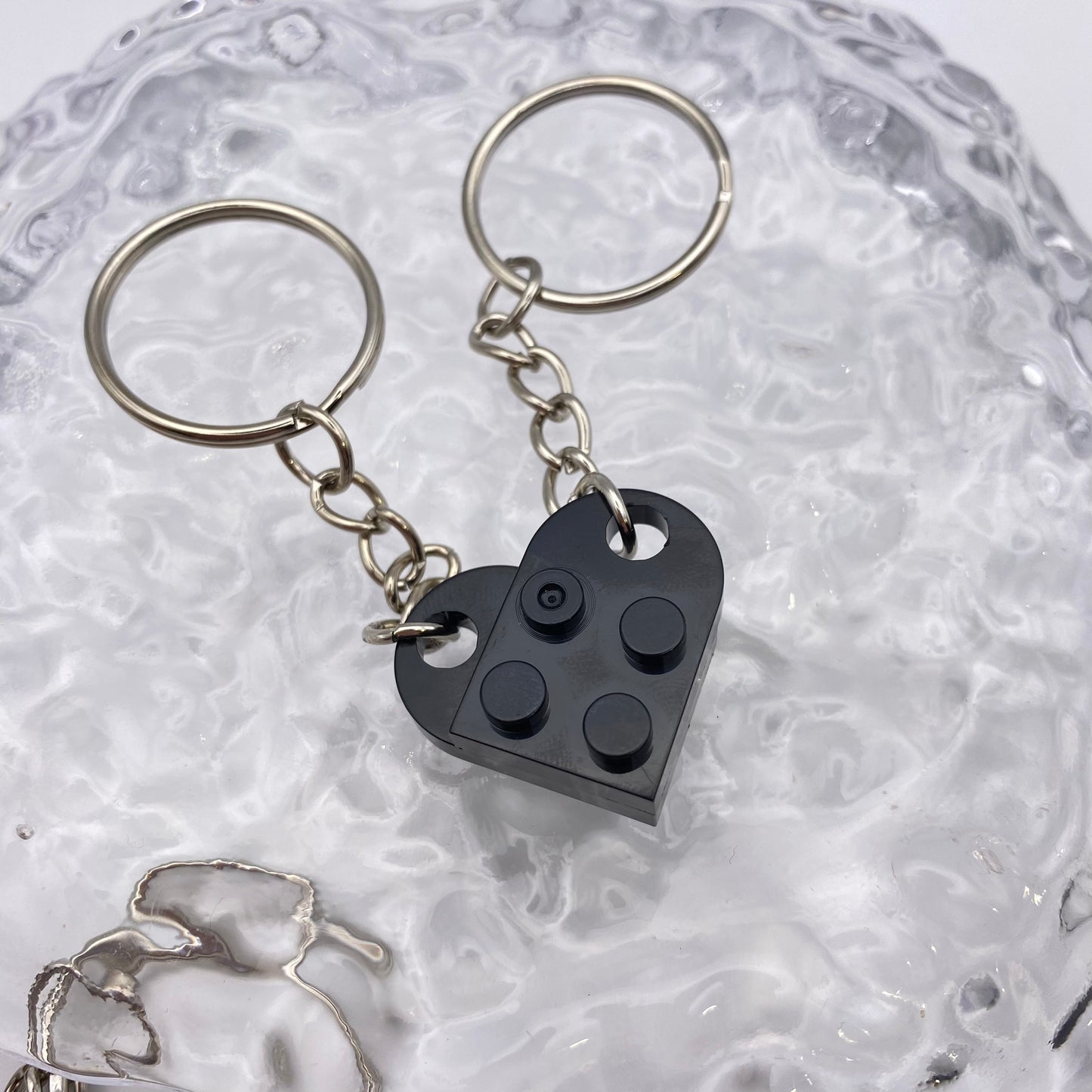 Brick Heart Keyrings