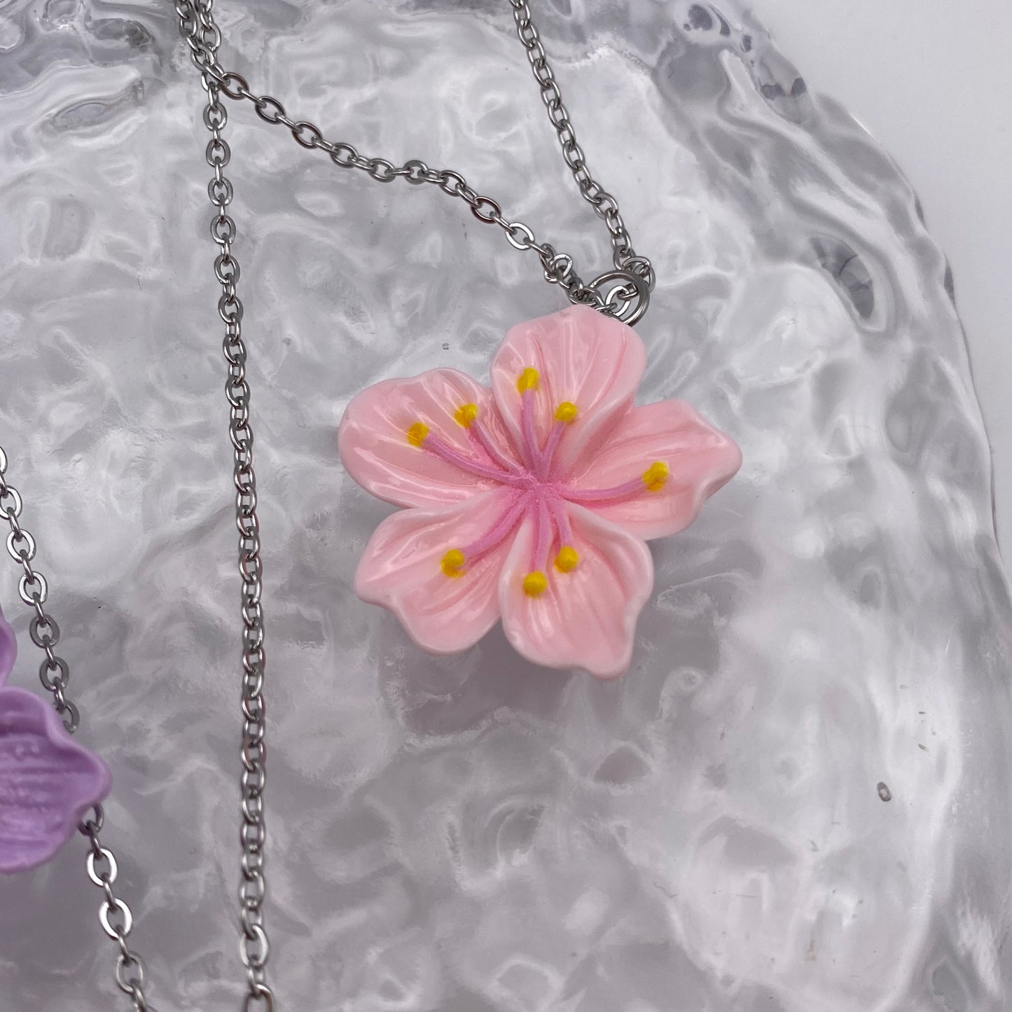 Colourful Hawaiian Flower Necklace