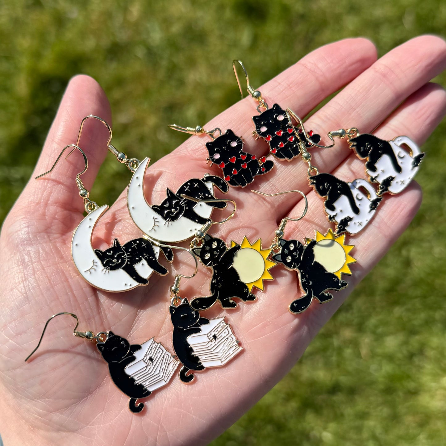Self Care Cats Earrings