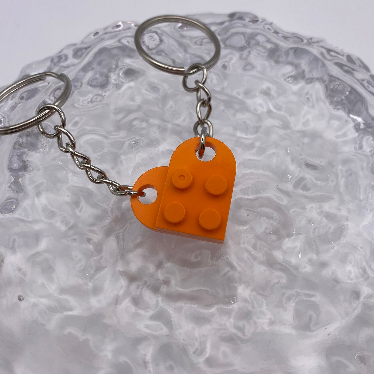 Brick Heart Keyrings